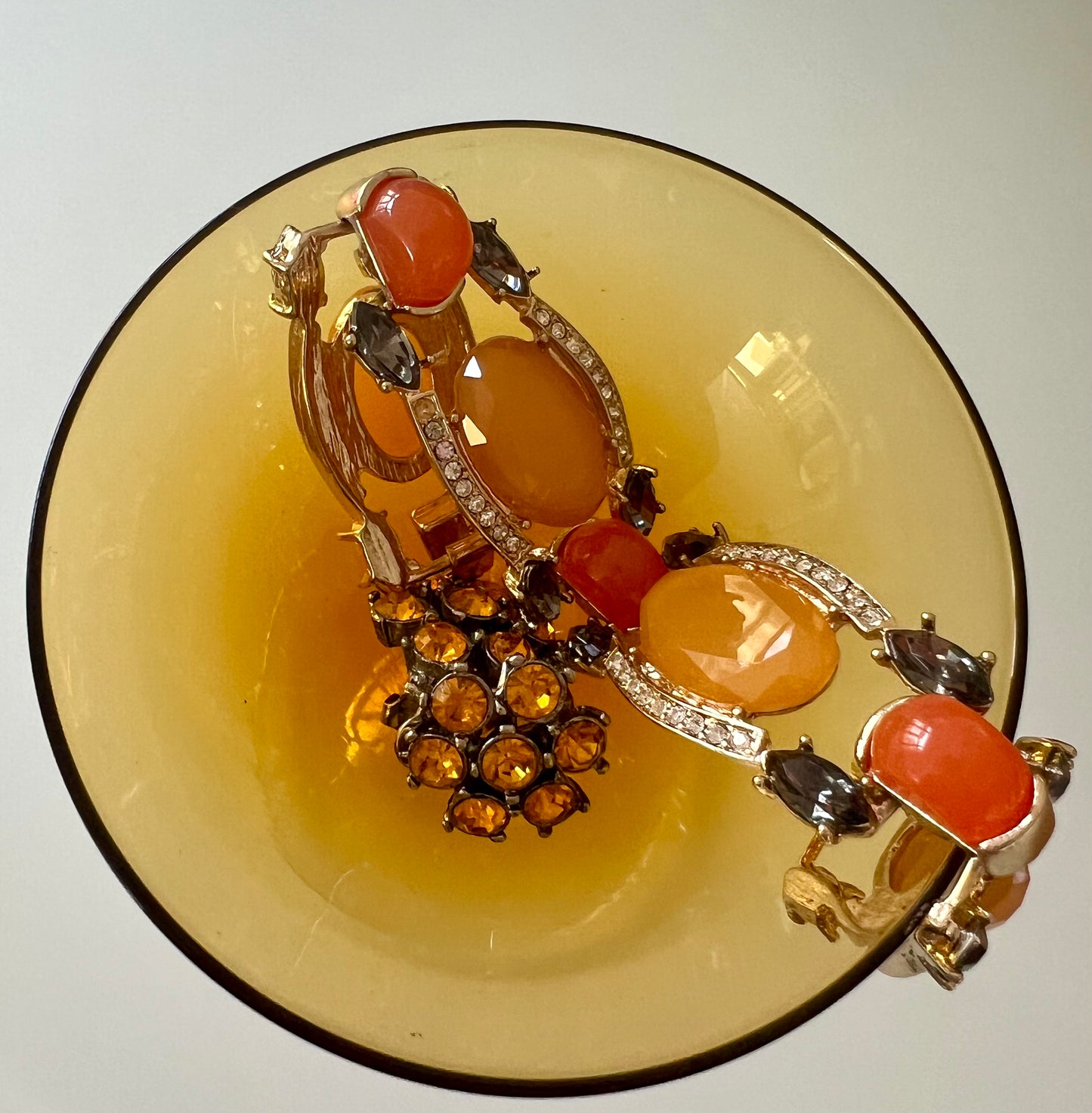 '80s Multi-color Swarovski Crystal Bracelet