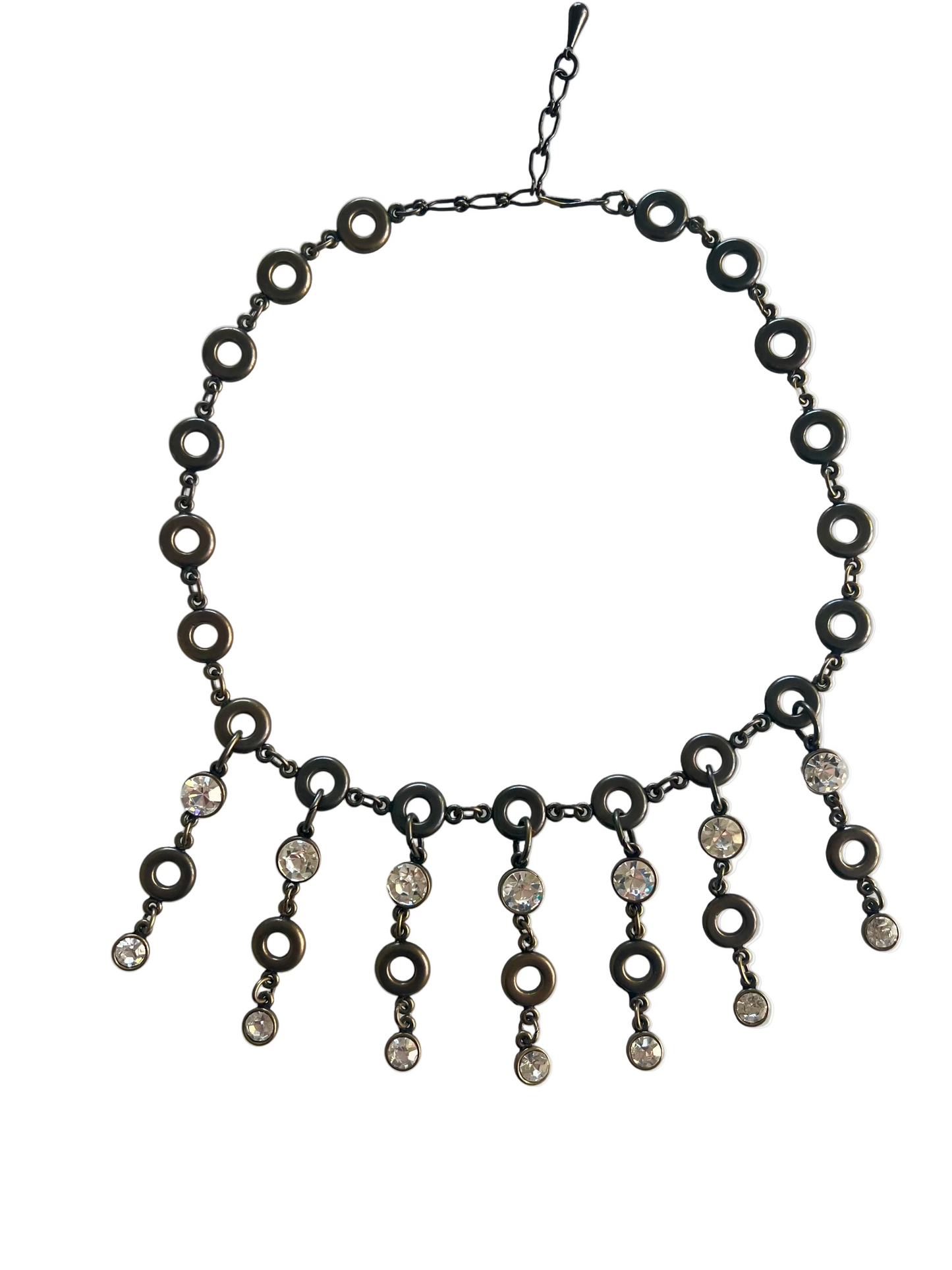 '80s Swarovski Crystal Statement Necklace