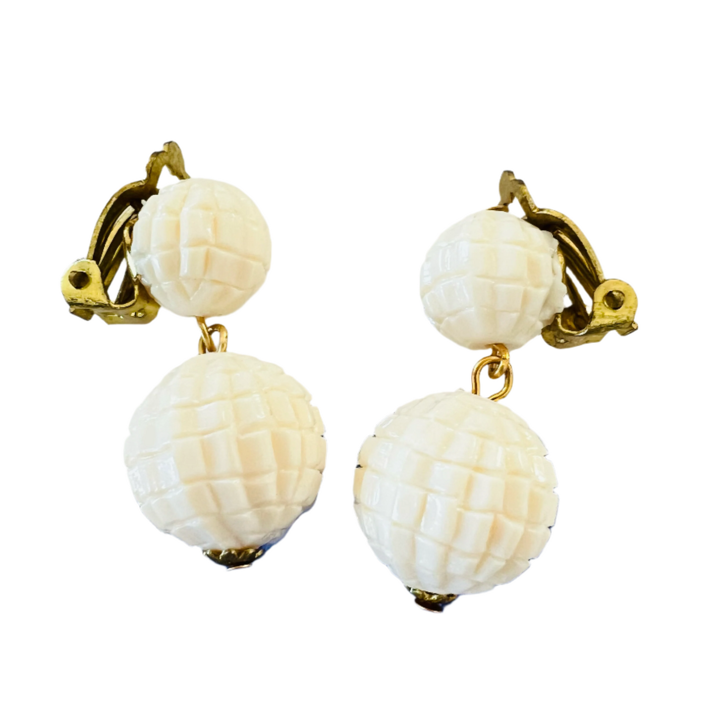 Vintage '80s Clip-on Drop Earrings