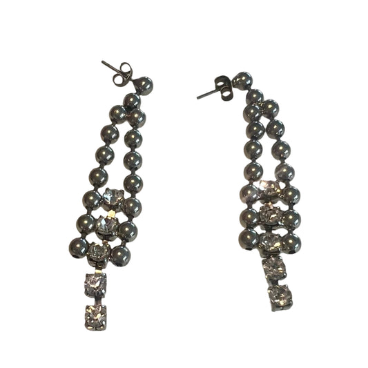 Best Vintage '80s Swarovski Crystal Beaded Drop Earrings