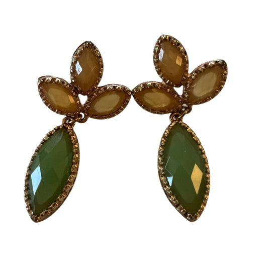 Vintage '80s Crystal Drop Earrings